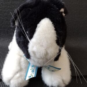 Black/White Rabbit Plush Toy 15" From Good Stuff.